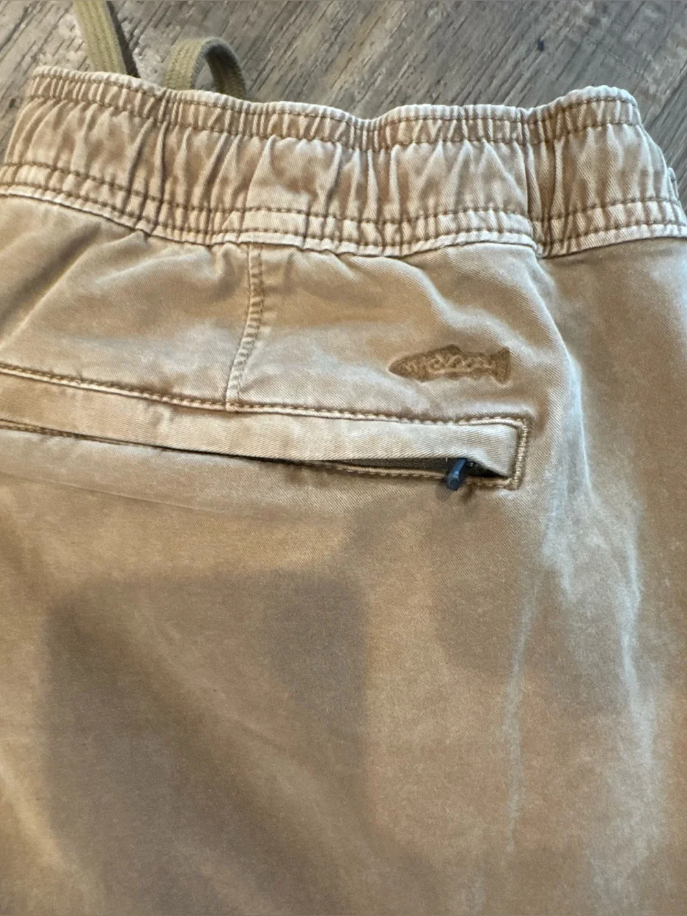 NWT Orvis Pull On Drawstring Khaki Ankle Pants Sz M Outdoor Casual Fishing